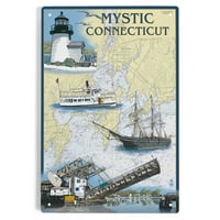 Mystic, Connecticut, nautička karta