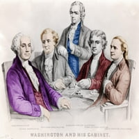 George Washington i ormar za poster Ispis naučnog izvora