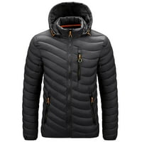 Symoidni muški kaputi i jakne - jesen i zimska jakna Pamuk Risecoat topla jakna crna xxl
