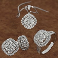 Xiangdd ogrlica za ogrlice postavljena tri privjesak za lančani nakit