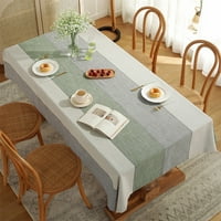 Nivieer stol za stol za pranje pokrivene pamučne posteljine stolnjac na domaćem dekor dekorativni dekorativni