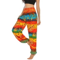 Aaiaymet ženske joge hlače petite ženske ležerne pantalone sa džepom bootleg joga hlače crossover viseće