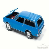 Chevrolet Vega vagon, metalik plava - okrugla Johnny Lightning JLCG002A - Scale Diecast Model igračka