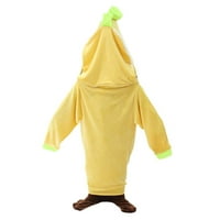 Banana pokrivač Nosiva s kapuljačom Pajama lagana voćna vreća za spavanje m