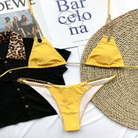 Tking Fashion Womens kupaći kostimi Solid Boja Bikini Strappy kupaći kupaći kupaći kupaći kostim za