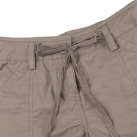 Žene elastične niske strukske kratke hlače Ležerne prilike kratke hlače čipke retro srednja odjeća