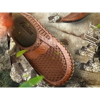 Lacyhop unise vode planinarska cipela plaža na otvorenom na otvorenom casual cipele Ljetna gumena potplata za prekomjerno klizanje na smeđim 10.5