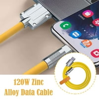 120W 6A Super brz punjenje tipa C tečni silikonski USB kabel A2i6