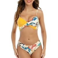 Žene kupaćih kostima Dame Resing tiskani bikini bikini Split kupaći kostim plivajući odijela za žene