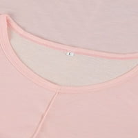 Gomelly Dame T majice Spremnici za punjenje u boji Ležerne prsluk za žene labavo dnevno habanje bluza