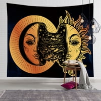 Psihodelic mjesec i suncobranski zid viseći tapiserija ručnik za plažu Mandala Art Tapistry Dorm Decor