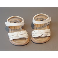 Gomelly Kids Princess Cipele Open Haljina sa sandalama Sandal Ljeto Ravne sandale Slatka povremena zabava