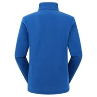 Viadha Winter Jackets za muškarce Moda Fleece Solid Boja dugih rukava i zimska bluza