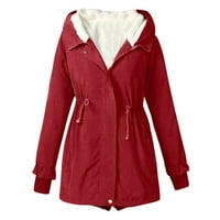 Jakne za žene Ležerne prilike vjetrootporne jakne Dvostrani zimski kaput vintage cvjetni ispis kaput