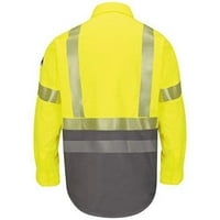 Bulwark Hi-Vidribe Boja blok jednolivna košulja - Excel FR® Condouch® - oz. - Duge veličine SLB4HL Yellow