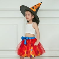 Dječje djece Dječji kostim postavio je točku mrežnu suknju i vješticu za magistralnu ulogu uloga