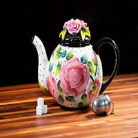 Ručno oslikani keramički čajnik