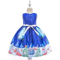 Dječje djevojke oblače modnu odjeću dječji paletni haljini Božić Xmas Dance party princeza haljina