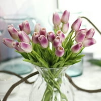 FAL Umjetno cvijeće osjetljive realistične šarene ukrasne umjetne tulipane cvijeće podružnice domaćinstava