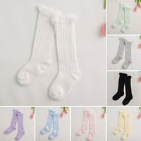 Bueautybo novorođenčad dječje dječje dječje djeteta iznad koljena ljetne čarape toplije čarape