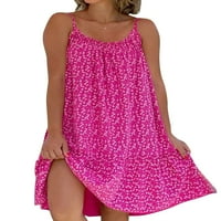 Poklopac kupaćih kostimi za žene cvjetni ispis špagete kaiševe za kupaće kostim za kupanje pokrivaju