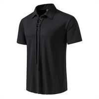 Tking modne muške majice Modni muški ljetni vitki fit udobne prugaste pletene majice majice za muškarce