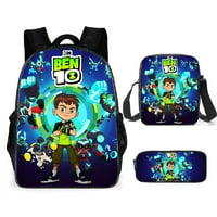 Tinejdžerski haker ruksak Ben studentski školski torba anime crtani ruksak ručak torba za ručak na ramenu