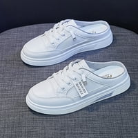 Znane za odrasle žene cipele Coral klina cipele jedna noga male bijele cipele za žene s gustim potplatima