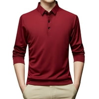 Muška majica s dugim rukavima Redovna fit Poslovni rad Golfs Košulje Spring Outfits Muns Classic Moderan