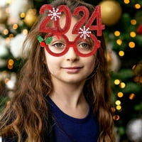 Wirlsweal Jedinstvena zabava Prop Novogodišnje naočale Božićne naočale za slavlje stranke Udobne modne
