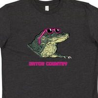 Inktastični Gator Country Sunny Gator u majici za mlade Pink sunčane naočale