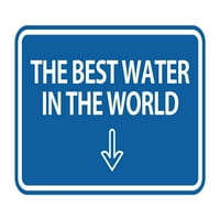 Znakovi Bylita Classic uokvirila je najbolju vodu na svetu arrow Down znak - velik