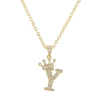 Heiheiup Valentinova naziv ogrlica nakit ogrlica prilagođena nakit poklon az dana Početne ogrlice za žene za žene Trendy