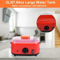 2800W prijenosni ručni čistač pare 2L spremnik za vodu visoka temperatura traka za čišćenje pare sa četkom za glave četkice za kuhinju kupatilo klima uređaj hladnjak