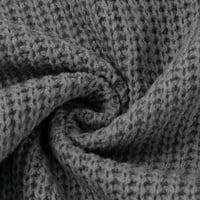 Fjofpr ženski pad vrhova ženskih džempera, casual lagani turtleneck džemper vrhovi čvrsti udoban pulover