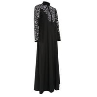 Ženske haljine Ljeto casual kaftan arapski jilbab abaya čipkasti šivanje maxi boho haljina
