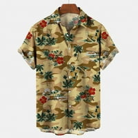 Ljetna lubanja 3D Havajska majica za muškarce prevelike povremene muške košulje Srednja odjeća na plaži
