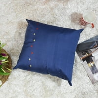 Ručno izrađeni ekološki prihvatljivi 16''x16 '' Dekorativni jastuk pokriva Comtemporary svilene plave