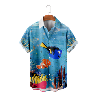 Big & Vill Men Casual Button dole Havajske košulje sa džepom Kuglane za kuglanje Redovne i velike veličine