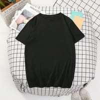 Ležerne prilike ženske košulje s dugim rukavima Modna grafička ispis CrewNeck labavi FIT Bluze Ugodne