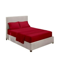 Kućna posteljina set pokrov za pokrov ploča Poklopac jastučnice pune boje poliesterskih posteljina