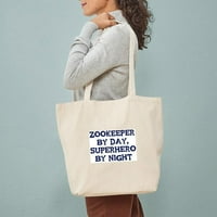 Cafepress - Zookeeper po danu Tote torba - prirodna platna torba, Torba za platno