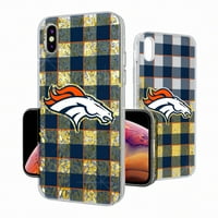 Denver Broncos iPhone PLAIC DIZAJN GLITTER futrole