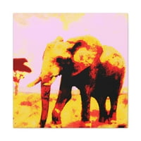 Elephant u pop umjetnosti - platno