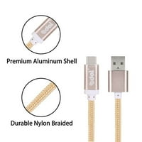 Micro USB Tip C Mobilni telefon Za punjenje kablovi Univerzalni najlonski podatkovni kabel za pametne