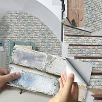 Stilovi 3D samoljepljive kuhinjske zidne pločice Soba mozaik naljepnica za pločice Peel Stick naljepnice