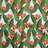 Onuone pamučni dres zelene tkanine cvjetna tkanina za šivanje tiskane plafne tkanine pored dvorišta