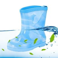 Entyinea dječaci Djevojke Rain Boots Vodootporni čvrsti klasični povuci u Wellias Boot za djecu Toddler
