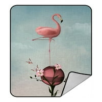 Flamingo ljiljani bacaju pokrivač pokrivače plus