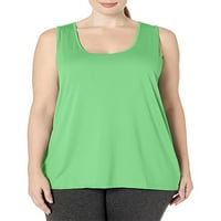 Sanviglor Women Torps za preveliki prsluk Plus veličina T majica Baggy bluza Beach Cami Green XXL